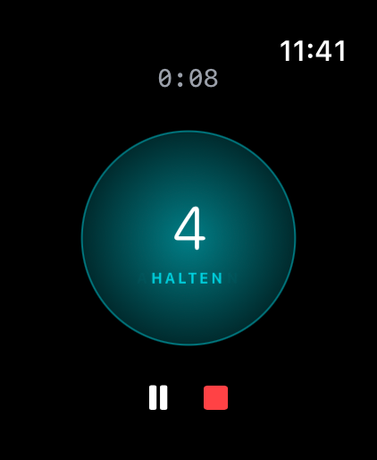 Breath Pacer auf Apple Watch