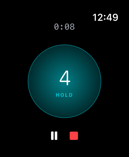 Breath Pacer auf Apple Watch